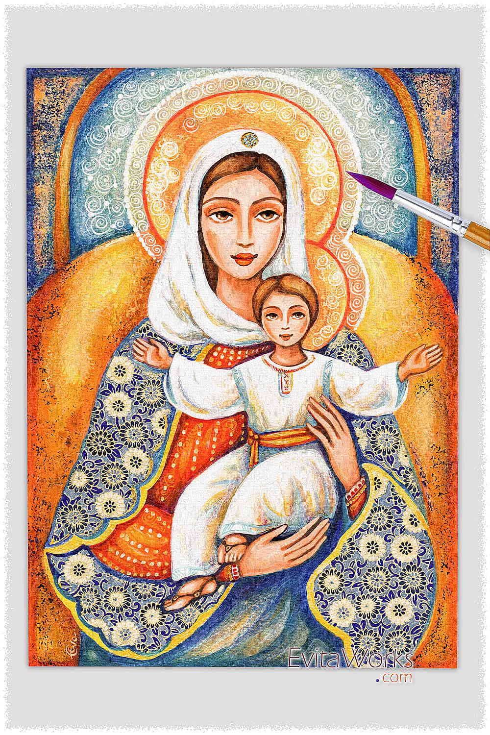 a4 madonna and child y18 ~ EvitaWorks