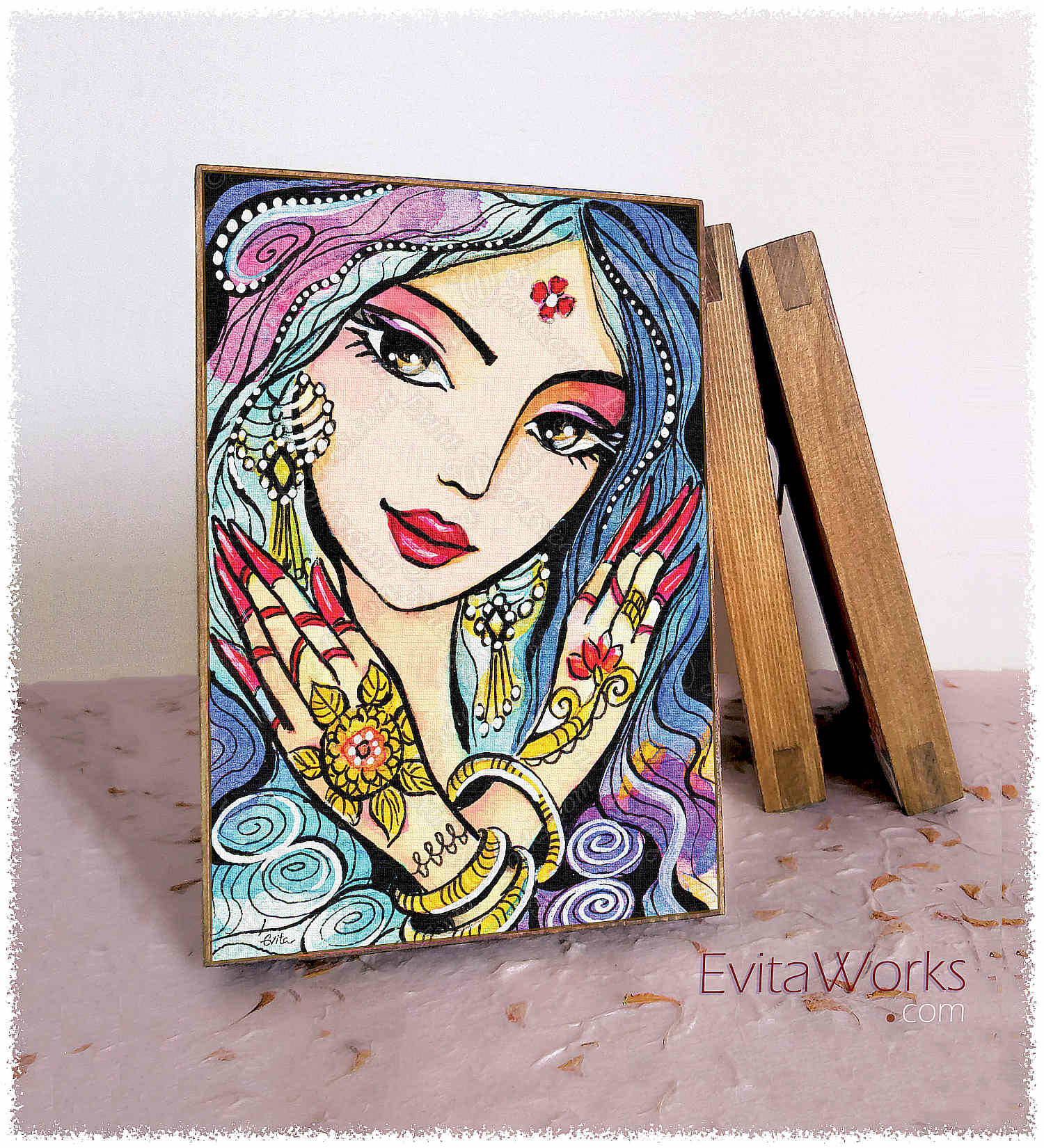 ao indian woman 03 bk ~ EvitaWorks